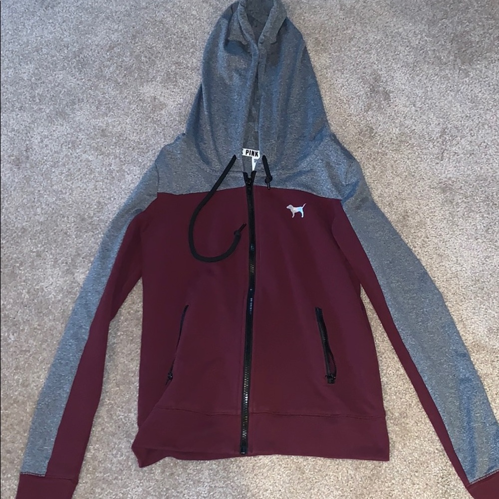 Pink Zip Up Hoodie